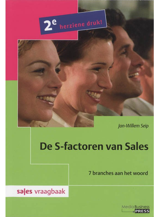 Cover boek de S-factoren van sales